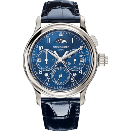 Patek Philippe-5372P-001 Perpetual Calendar Split-Seconds Chronograph 5372 Platinum / Blue