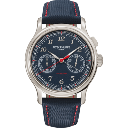 Patek Philippe-5470P-001 Monopusher Chronograph 5470 Platinum / Blue