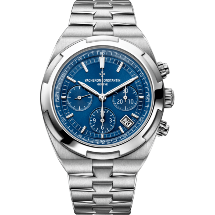 Vacheron Constantin-5500V/110A-B148 Overseas Chronograph Stainless Steel / Blue