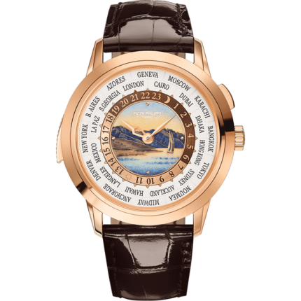 Patek Philippe-5531R-001 World Time Minute Repeater Rose Gold / Lavaux / Hong Kong