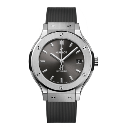 Hublot-565.NX.7071.RX Classic Fusion 38 Titanium / Racing Grey / Rubber