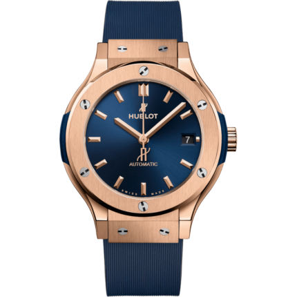 Hublot-565.OX.7180.RX Classic Fusion 38 King Gold / Blue / Alligator