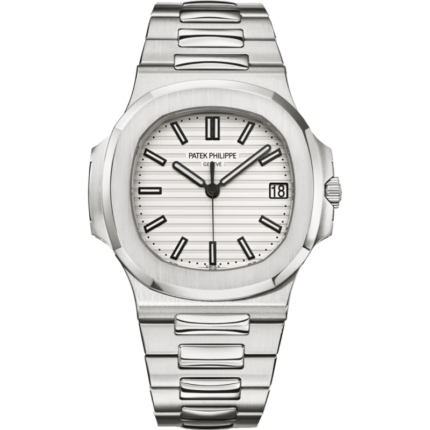 Patek Philippe-5711/1A-011 Nautilus 5711 Stainless Steel / White