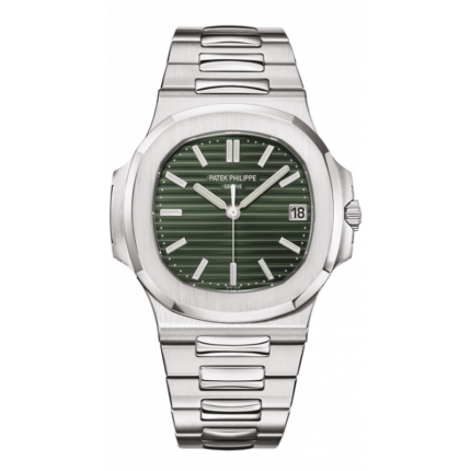 Patek Philippe-5711/1A-014 Nautilus 5711 Stainless Steel / Green