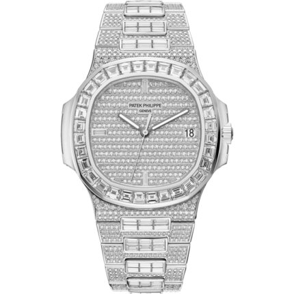 Patek Philippe-5719/10G-010 Nautilus 5719 White Gold / Diamonds