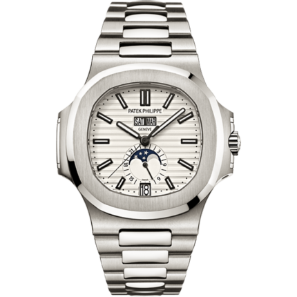 Patek Philippe-5726/1A-010 Nautilus 5726 Stainless Steel / White