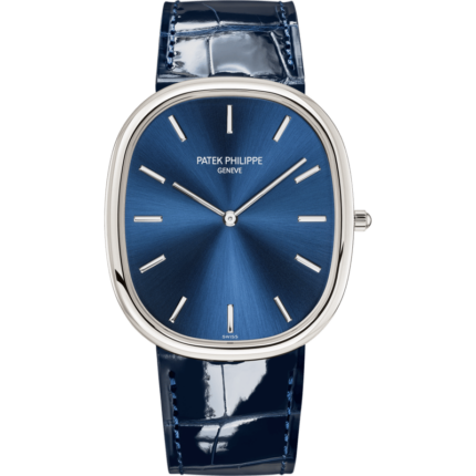 Patek Philippe-5738P-001 Golden Ellipse 5738 Platinum / Blue