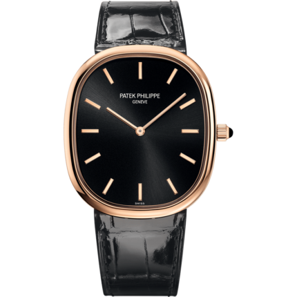 Patek Philippe-5738R-001 Golden Ellipse 5738 Rose Gold / Black