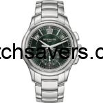 Replica Patek Philippe-5905/1A-001 Annual Calendar Chronograph 5905 Stainless Steel / Green / Bracelet