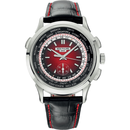 Patek Philippe-5930G-011 World Time Chronograph 5930 White Gold / Red / Singapore 2019