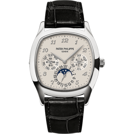 Patek Philippe-5940G-001 Perpetual Calendar 5940G White Gold / Silver