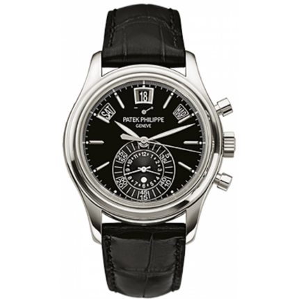 Patek Philippe-5960P-016 Annual Calendar Chronograph 5960 Platinum / Black