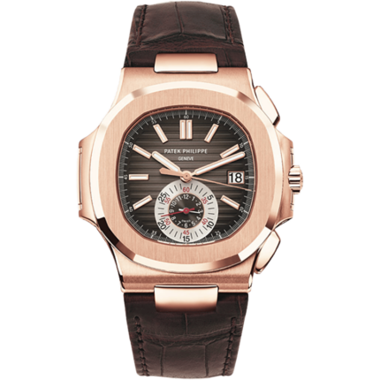 Patek Philippe-5980R-001 Nautilus 5980 Rose Gold / Strap