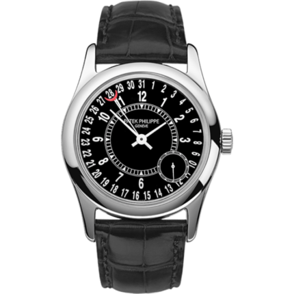 Patek Philippe-6000G-001 Calatrava 6000 White Gold / Black