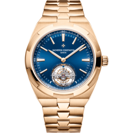 Vacheron Constantin-6000V/110R-B733 Overseas Tourbillon Pink Gold / Blue