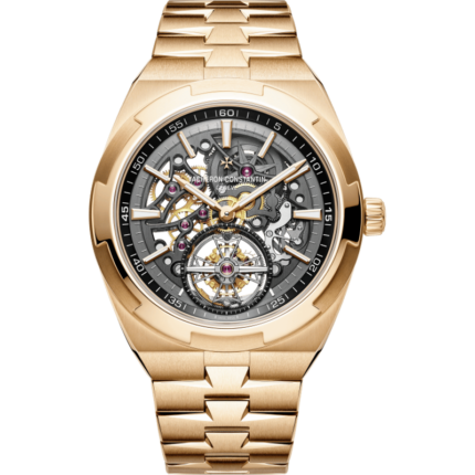 Vacheron Constantin-6000V/110R-B934 Overseas Tourbillon Skeleton Pink Gold