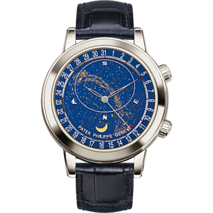 Patek Philippe-6102P-001 Celestial 6102 Platinum / Blue