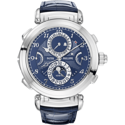 Patek Philippe-6300G-010 Grandmaster Chime 6300 White Gold / Blue