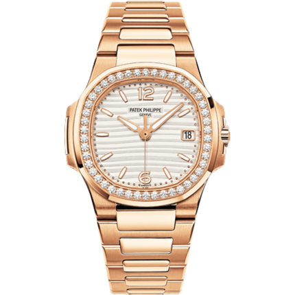 Patek Philippe-7010/1R-011 Nautilus 7010 Rose Gold / White