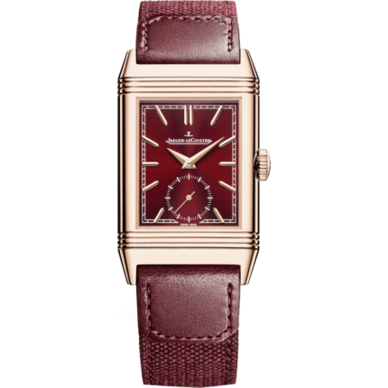 Jaeger-LeCoultre-713256J Reverso Tribute Small Seconds Pink Gold / Burgundy / Fagliano