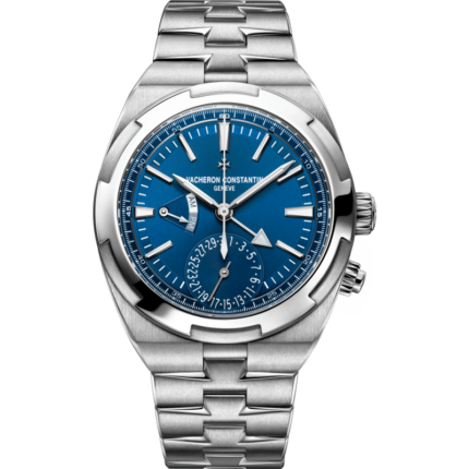 Vacheron Constantin-7900V/110A-B334 Overseas Dual Time Stainless Steel / Blue