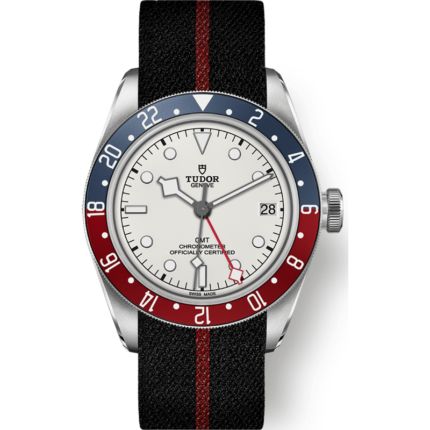 Tudor-79830RB-0012 Black Bay GMT Stainless Steel / White / Fabric