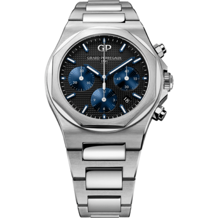 Girard-Perregaux-81020-11-631-11A Laureato 42 Chronograph Stainless Steel / Black / Bracelet