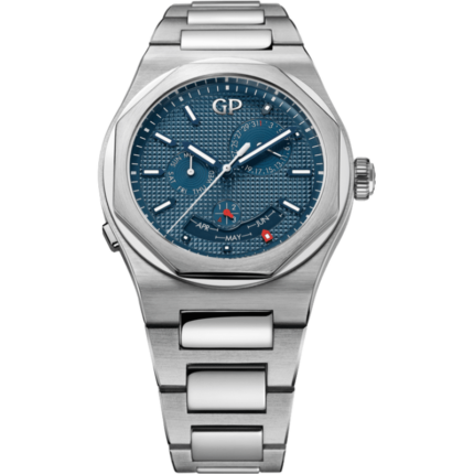 Girard-Perregaux-81035-11-431-11A Laureato Perpetual Calendar Stainless Steel / Blue