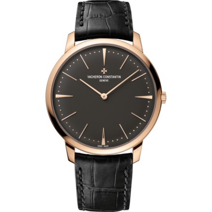 Vacheron Constantin-81180/000R-9162 Patrimony Contemporaine 40 Manual-Winding Pink Gold / Anthracite
