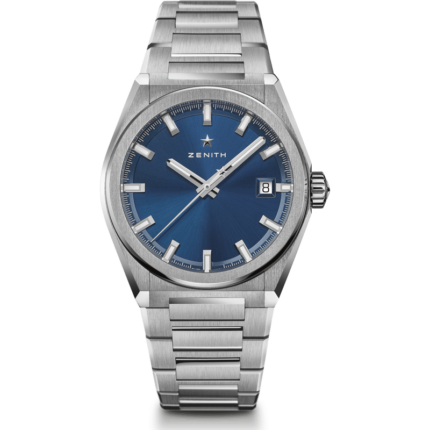 Zenith-95.9000.670/51.M9000 Defy Classic Titanium / Blue / Bracelet