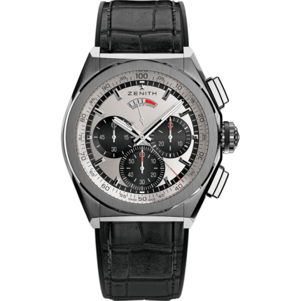 Zenith-95.9001.9004/01.R582 Defy El Primero 21 Titanium / Silver Panda / Alligator