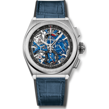 Zenith-95.9002.9004/78.R584 Defy El Primero 21 Titanium / Skeleton / Alligator