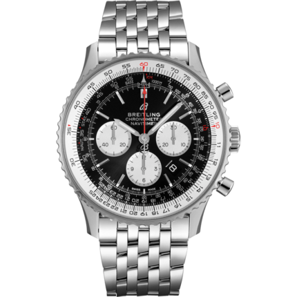 Breitling-AB0127211B1A1 Navitimer 1 B01 Chronograph 46 Stainless Steel / Black / Bracelet