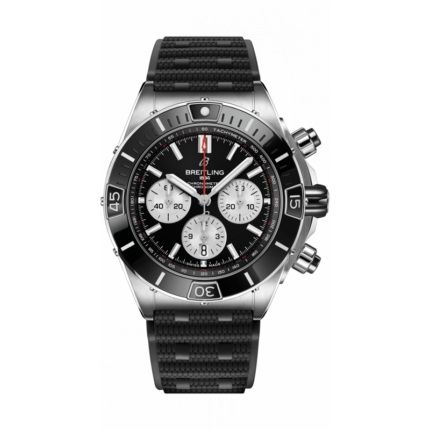 Breitling-AB0136251B1S1 Super Chronomat B01 44 Stainless Steel / Black / Rubber