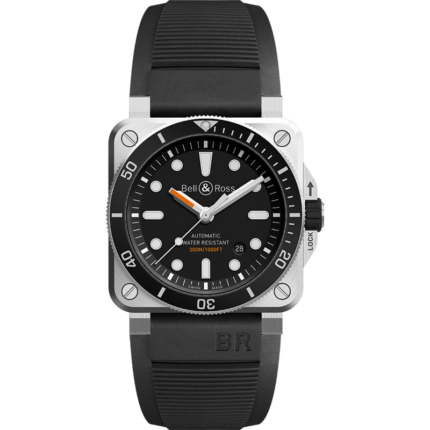 Bell & Ross-BR0392-D-BL-ST/SRB BR 03-92 Diver Stainless Steel / Black