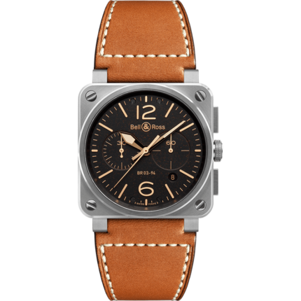 Bell & Ross-BR0394STGHESCA BR 03 94 Golden Heritage Chronograph