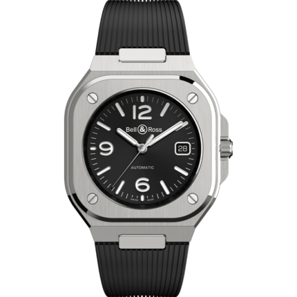 Bell & Ross-BR05A-BL-ST/SRB BR 05 Stainless Steel / Black / Rubber