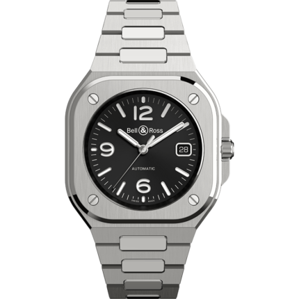 Bell & Ross-BR05A-BL-ST/SST BR 05 Stainless Steel / Black / Bracelet
