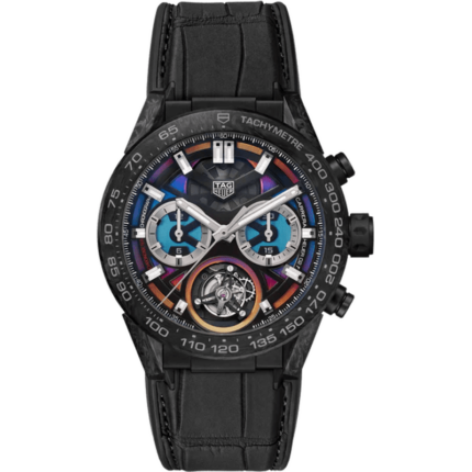 TAG Heuer-CAR5A8AF.FC6415 Carrera Calibre Heuer 02T 45 Chronograph Tourbillon Polychrome