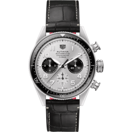 TAG Heuer-CBE511B.FC8279 Autavia Heuer 02 Chronometer Flyback Stainless Steel / Panda