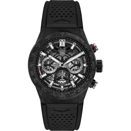 TAG Heuer-CBG2016.FT6143 Carrera Calibre Heuer 02 43 Carbon / Skeleton / Rubber