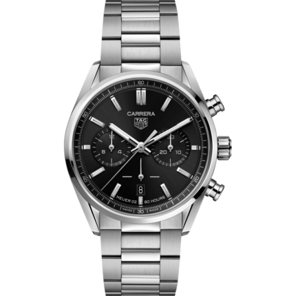 TAG Heuer-CBN2010.BA0642 Carrera Calibre Heuer 02 42 Stainless Steel / Black / Bracelet