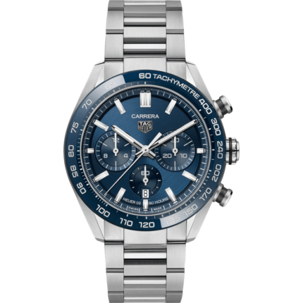 TAG Heuer-CBN2A1A.BA0643 Carrera Calibre Heuer 02 44 Stainless Steel / Blue / Bracelet