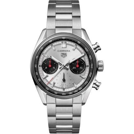 TAG Heuer-CBS2216.BA0041 Carrera Chronograph Glass Box Stainless Steel / Panda / Bracelet