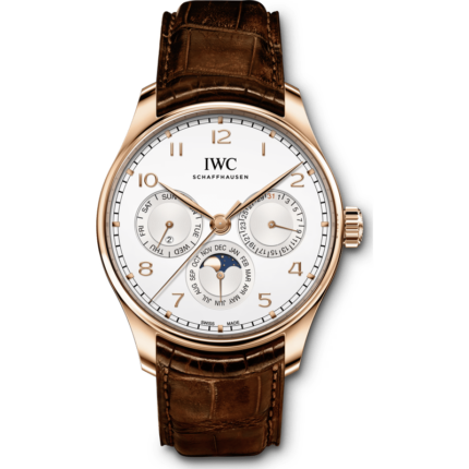 IWC-IW3442-02 Portugieser Perpetual Calendar 42 Red Gold / Silver / Alligator