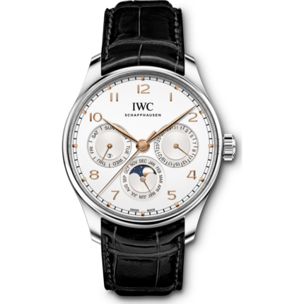 IWC-IW3442-03 Portugieser Perpetual Calendar 42 Stainless Steel / Silver / Alligator