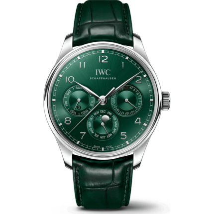 IWC-IW3442-07 Portugieser Perpetual Calendar 42 Stainless Steel / Green