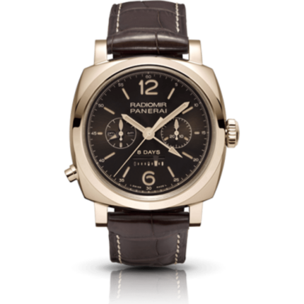Panerai-PAM00502 Radiomir 1940 Chrono Monopulsante Left-Handed 8 Days Oro Rosso