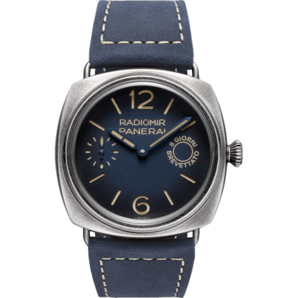 Panerai-PAM01348 Radiomir Otto Giorni Patina Steel / Blue