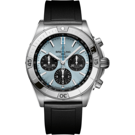 Breitling-PB0134101C1S1 Chronomat B01 42 Stainless Steel / Platinum / Ice Blue